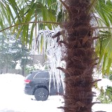 Snow View From Restaurant on Way to Winthrop