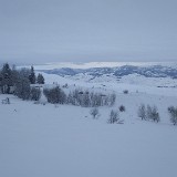 View While Snowhoeing