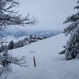 View While Snowhoeing