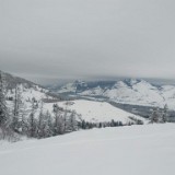 View While Snowhoeing