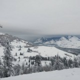 View While Snowhoeing