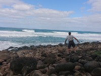 Mike on beach