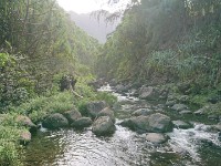 Creek crossing on return