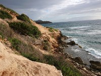 View along sandy trail