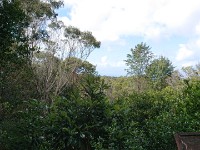 View of ocean at another lookout near parking lot
