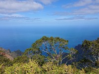Ocean next to Napali coast