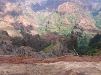 View into canyon