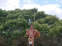 Native Kauaian giving talk at lookout
