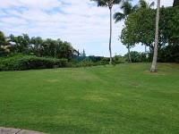 Open space next to building