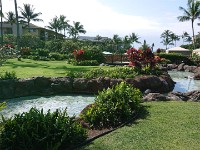 Canal leading to swimming pools