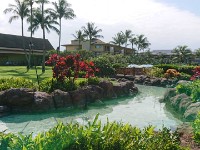 Canal leading to swimming pools