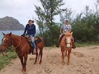 Michelle on Diamond and Mike on Thor