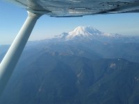 20220930 094440  After departing Seattle MVFR conditions, Mt. Rainier is CAVU.