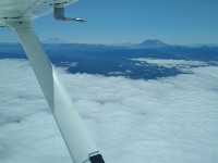 Mount St Helens and Mount Adams