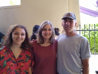 Emma, Michelle, & Mike at Six Flags