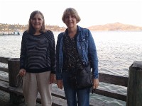 Dinner with Jackie in Sausalito