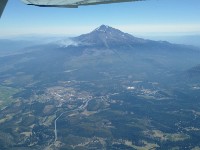 Fire on Mount Shasta