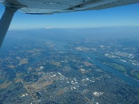 Mount Hood and Columbia River