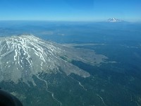 Mount Saint Helens and Mount Adams