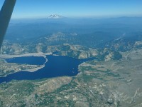 Spirit Lake and Mount Adams