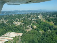 Landing Boeing Field