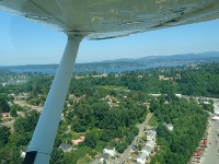 Landing Boeing Field