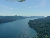 Orcas Island on Left