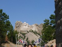 Emma at Mount Rushmore