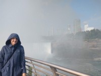 Michelle at Horseshoe Falls