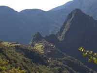 Machu Picchu Ruins From Trail
