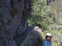 Trail to Inca Bridge at Machu Picchu