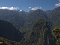 View from Sun Gate Trail at Machu Picchu