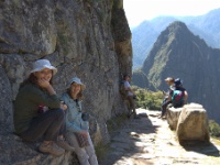 Trail to Sun Gate at Machu Picchu