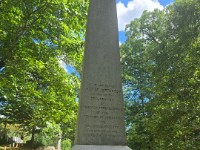 Headstone for Thomas Jefferson