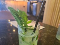 Drink at Vegan Sushi Place