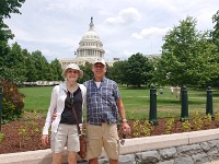 Michelle & Mike in front of Capitol