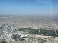 Flying over Rock Springs after refueling