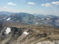 Hiking back down the Continental Divide