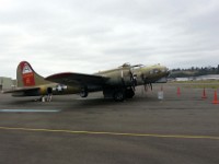 2016-07-04-09-09-47-0876  While viewing the B-17 I had a very interesting conversation with a man named Eldon, 93 years old, who flew the B-17 in England in 1944-45.